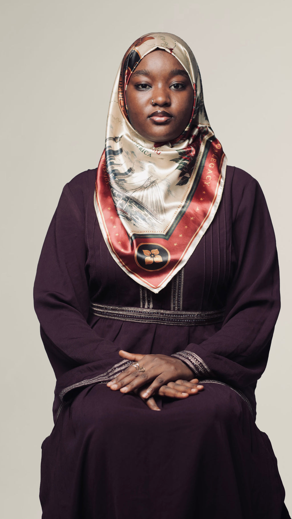 5yrs Of Dedication Silk scarf
